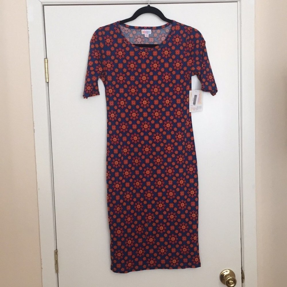 XS LuLaRoe Julia Dress D01 552
